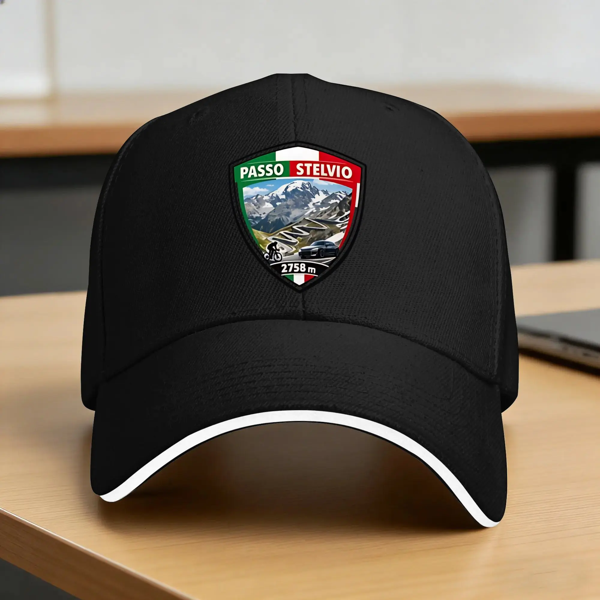 Summer Casual Baseball Cap STELVIO PASS Running Hippie Trucker Hat For Unisex-Teens Hot Sale  y2k Funny Snapback Cap