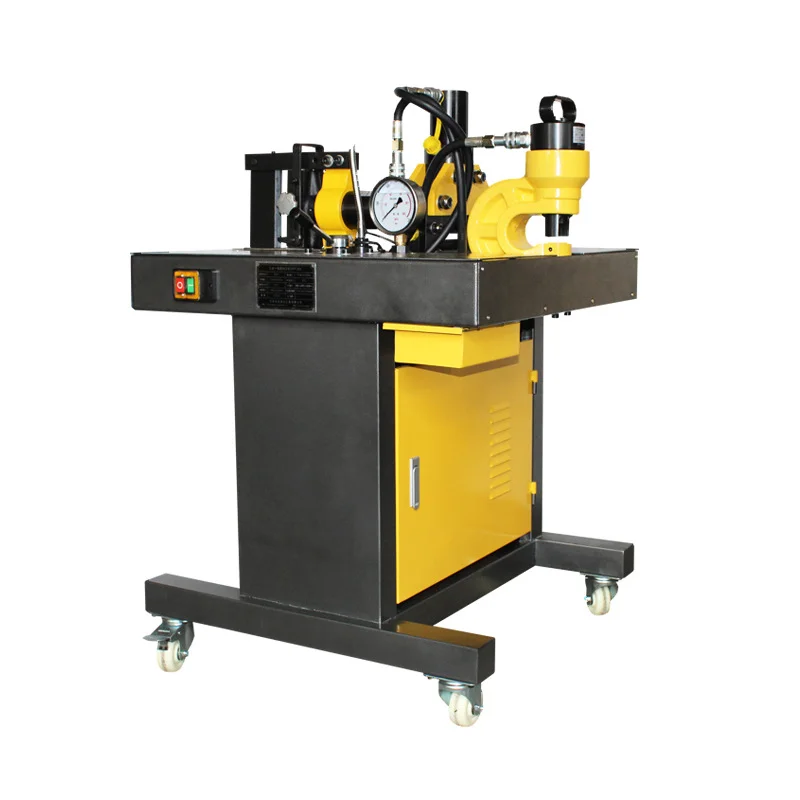 VHB-200A Hydraulic Busbar Processing Machine Industrial Automatic Multi-Functional  for Cutting Bending Punching Busbars ≤ 200mm
