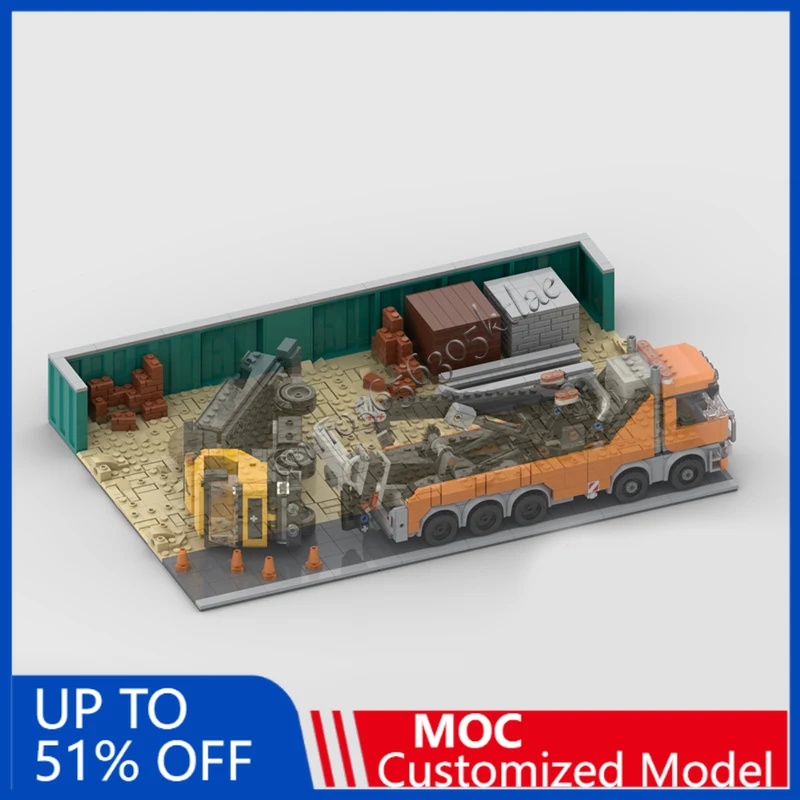 

Набор из 785 деталей: Тяжелый эвакуатор с краном (модель 60467-1) для самостоятельной сборки, развивающая игрушка для детей, подарок на день рождения