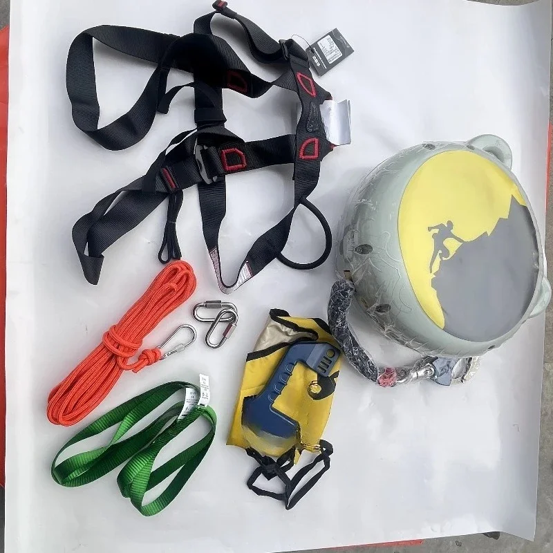 Rock Climbing Safety Equipment Indoor Playground Safety Harness Kit Trampoline Park Uses Professional Decelerators