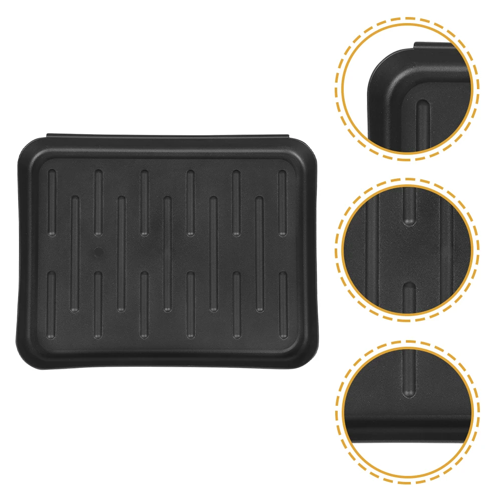 

2pcs Plastic Shoe Tray Boot Storage Mat Entryway Dirt Water Floor Protector for Indoor Outdoor Multi-Function Trunk Flower Pot
