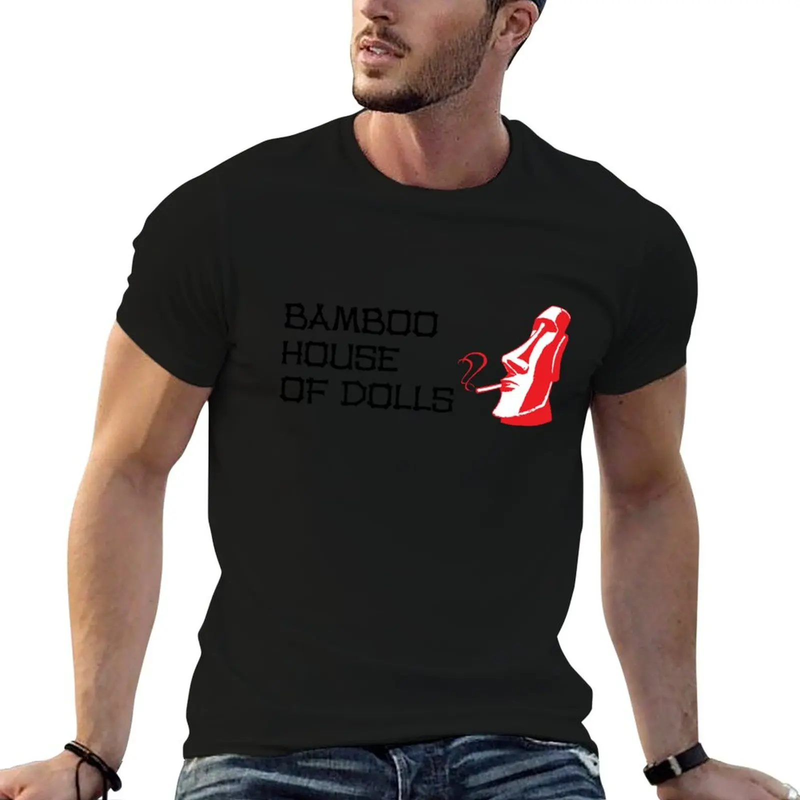 

Bamboo House of Dolls - The Best Punk Tiki Bar in L.A. T-Shirt printed t shirts for man man t shirt designer T-Shirt