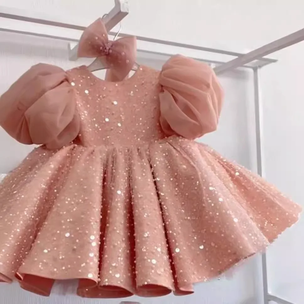 Holiday Formal Baby Dresses for Elegant Party Girls Dresses on Offer Liquidation Luxury Girl Children\'s Dress Infant Dress Gown