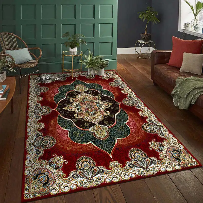 Bohemia Living room rugs Decoration bedroom Deluxe anti slip floor mats Large area carpet Lounge Rug Persian carpet washable