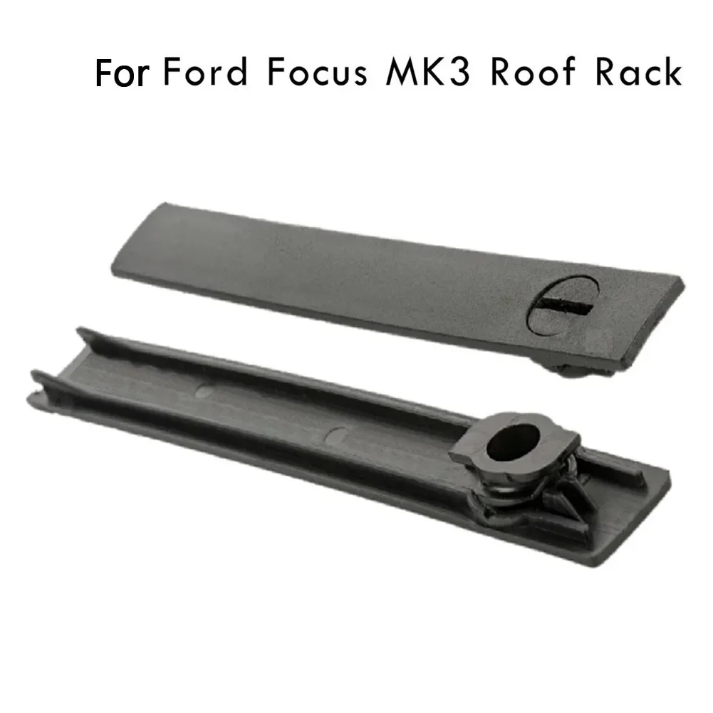 

2PCS Roof Rail Cover Cap Gap Gray Lid Parts Decoration Fill For Ford Focus MK3 Replacement High Quality Practical