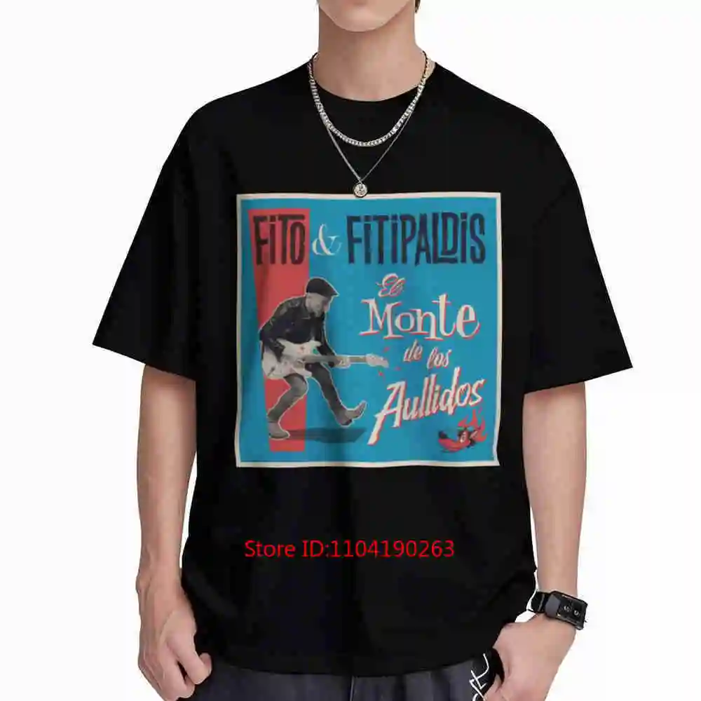 Fito Fitipaldis El Monte De Los Aullidos Album 2025 Short Sleeve Tee 100% Cotton T-Shirt