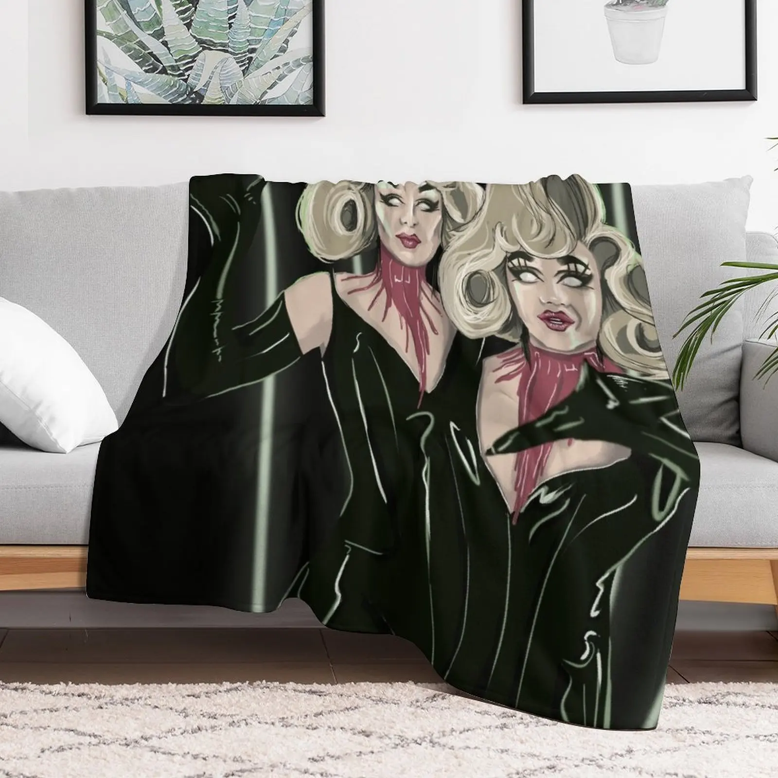 Meet Our Monsters! Boulet Brothers Season 3 Throw Blanket heavy to sleep Cute Blankets