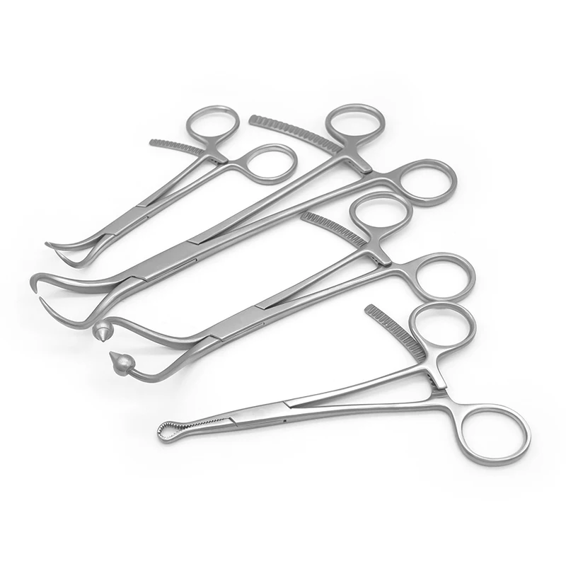 

Multi tooth bone holding forceps with pointed point shaped ball head reduction forceps, locking plate forceps, orthopedic instru