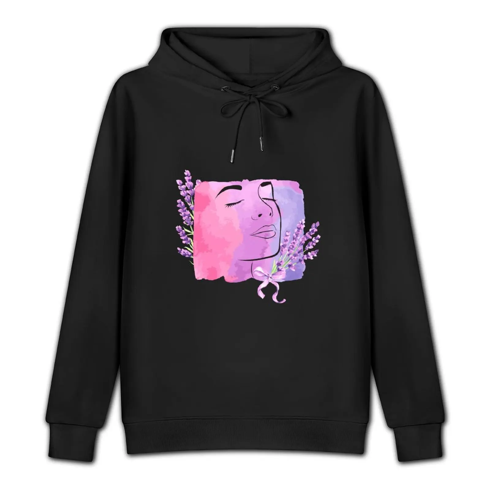 Lavender faced Pullover Hoodie men's clothes hooded shirt new in hoodies