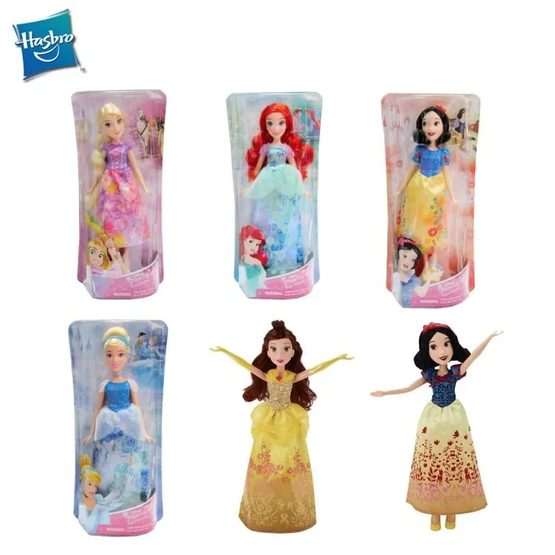 

Hasbro Disney Princess Figure Ariel Bell Tangled Rapunzel Cinderella Snow White Mulan Girl Children Pretend Play Toy