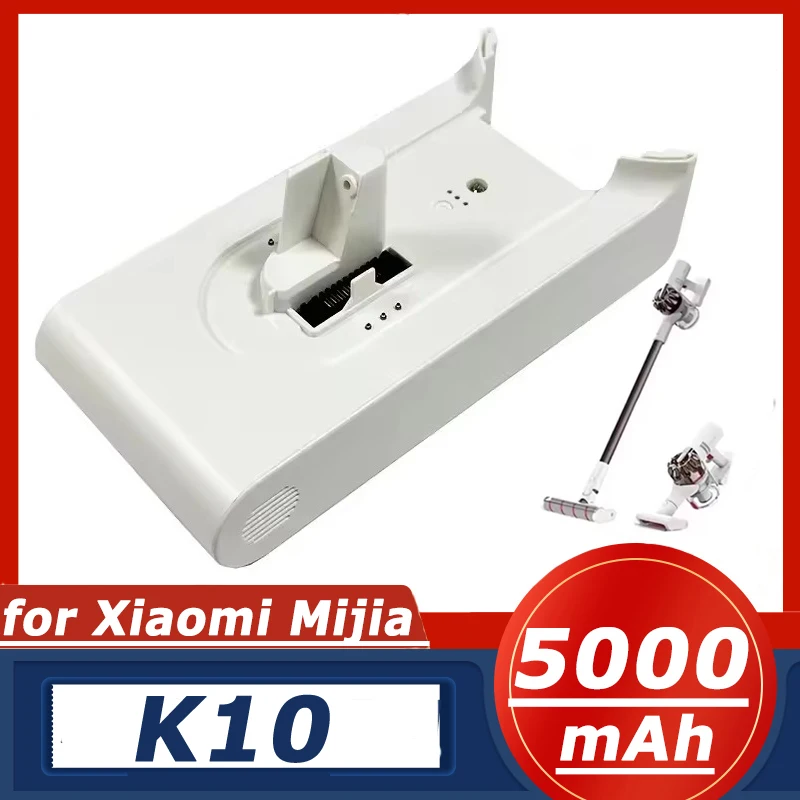 5000mAh Akku für Xiaomi Mijia K10 MJWXCQ04ZM Kabelloser Staubsauger 25,2V Hochleistungs-Lithium-Ionen-Akku Zubehör Neu
