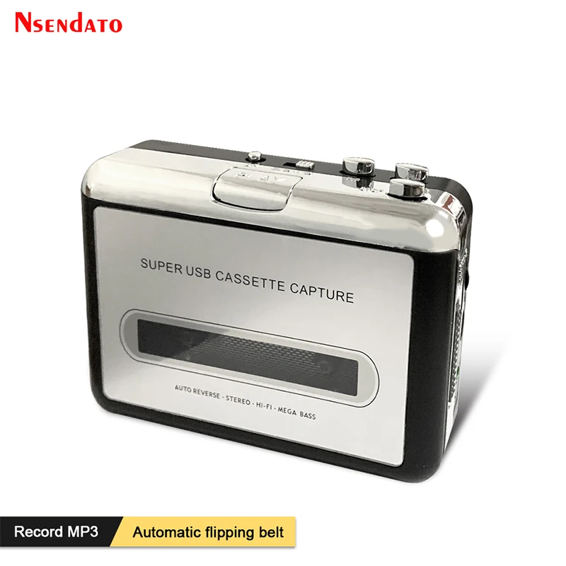 Portable USB C Cassette Player Recorder Tape to MP3 Converter Type C to…