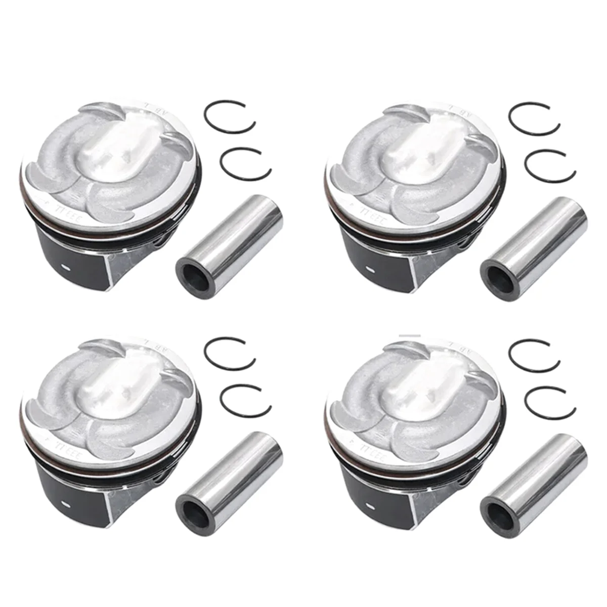 

4PCS Piston W/Rings Set AG9Z-6108-L AG9Z6108L for Land Rover Discovery Range Rover Ford 2012-2017