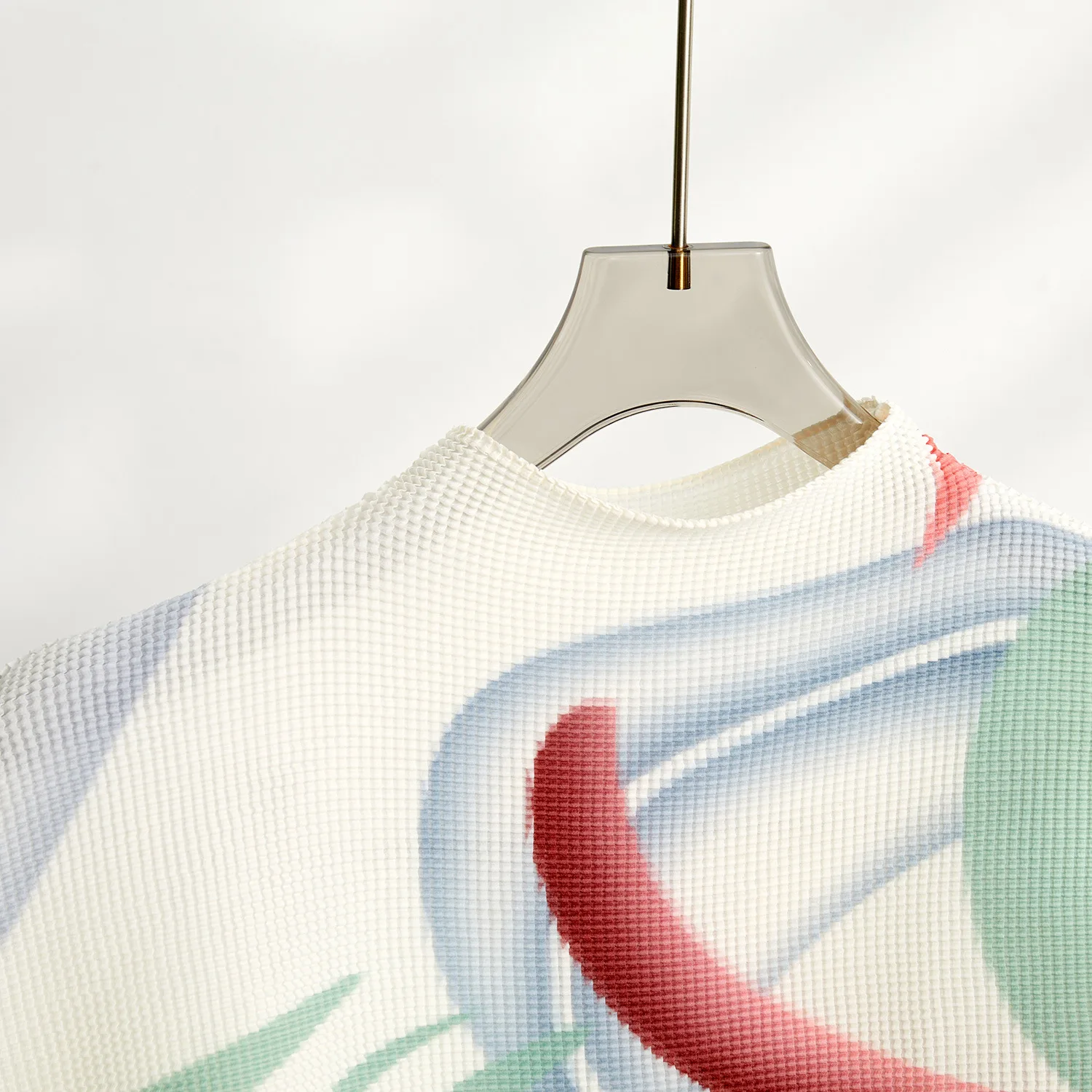 أزياء المرأة مطوي قميص قصير الأكمام عالية الياقة الصيف مطوي تنورة عارضة نمط مجموعة تنورة 2 قطعة مجموعة #5