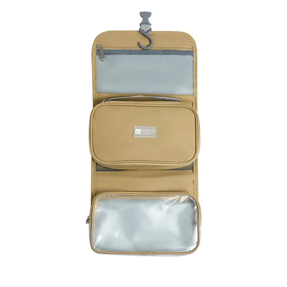 

Большая вместительная отдельная сумка для туалетных принадлежностей для сухих и влажных принадлежностей, съемная складная нейлоновая косметичка для хранения средств по уходу за кожей, многофункциональная