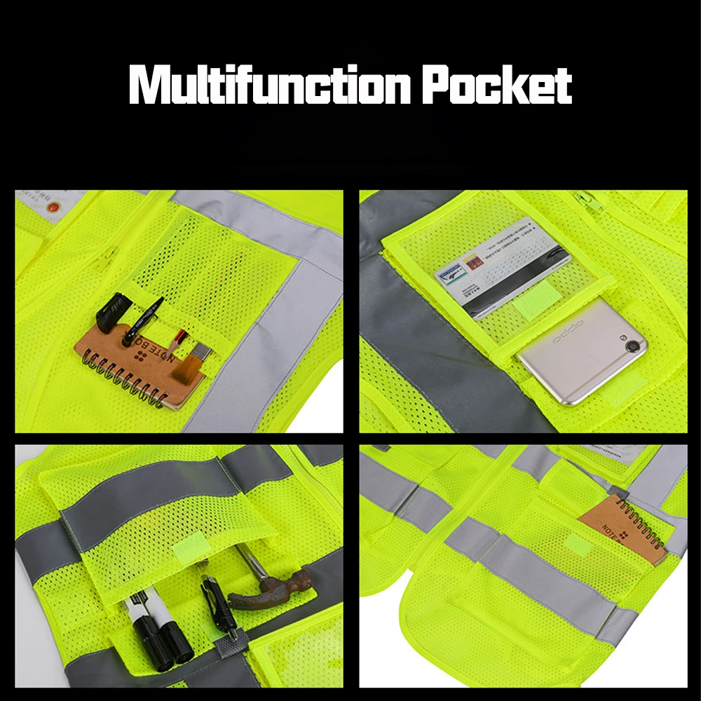 Hi Vis Workwear Men's Work Ves - đánh giá và giá Summer Hi Vis Clothing