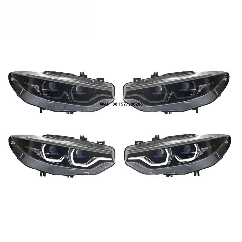 

1 Unit for 13-20 4 Series Headlight Assembly F32 Modified LED Lens Spoon Daytime Running Light Steering