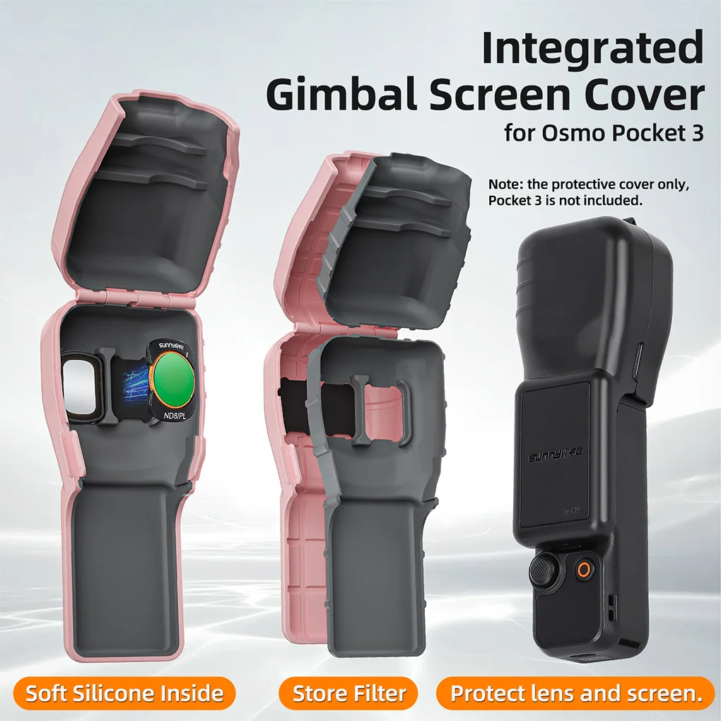 �y�Z�[�����z�A�N�V�����J�����V���R���ی�J�o�[ DJI Osmo Pocket 3 �p���h�~�w�b�h�����Y�X�N���[���n���h�w���h�W���o���J�����v���e�N�^�[�P�[�X