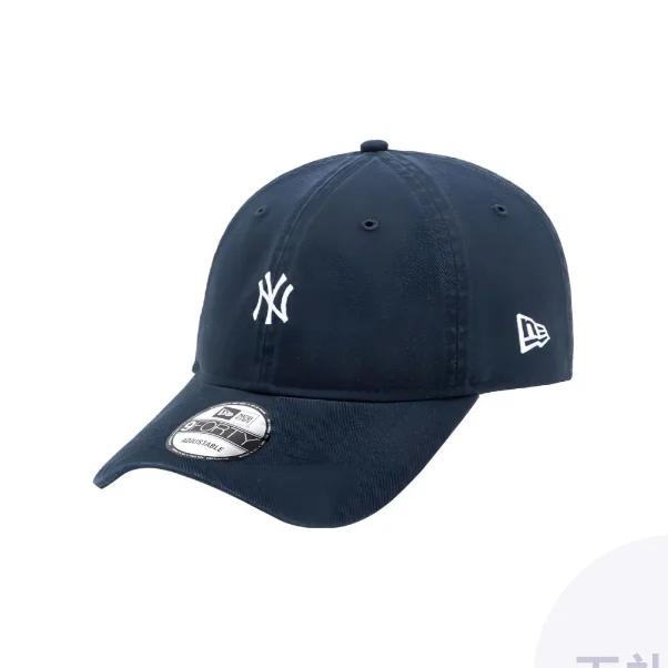 new-era-cotton-baseball-caps-unisex-navy-blue-13086343