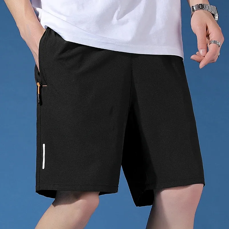 Summer Leisure Fashion Versatile Men's Hiking Shorts Solid Color Personalized Simplicity Outdoor Straight Leg Capris