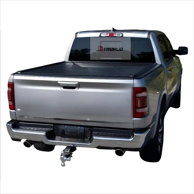 

2019+ TRX Powered Electric Retractable Tonneau Cover 5' 7" Short Bed Waterproof Aluminum Alloy Truck Bed Cover Locking