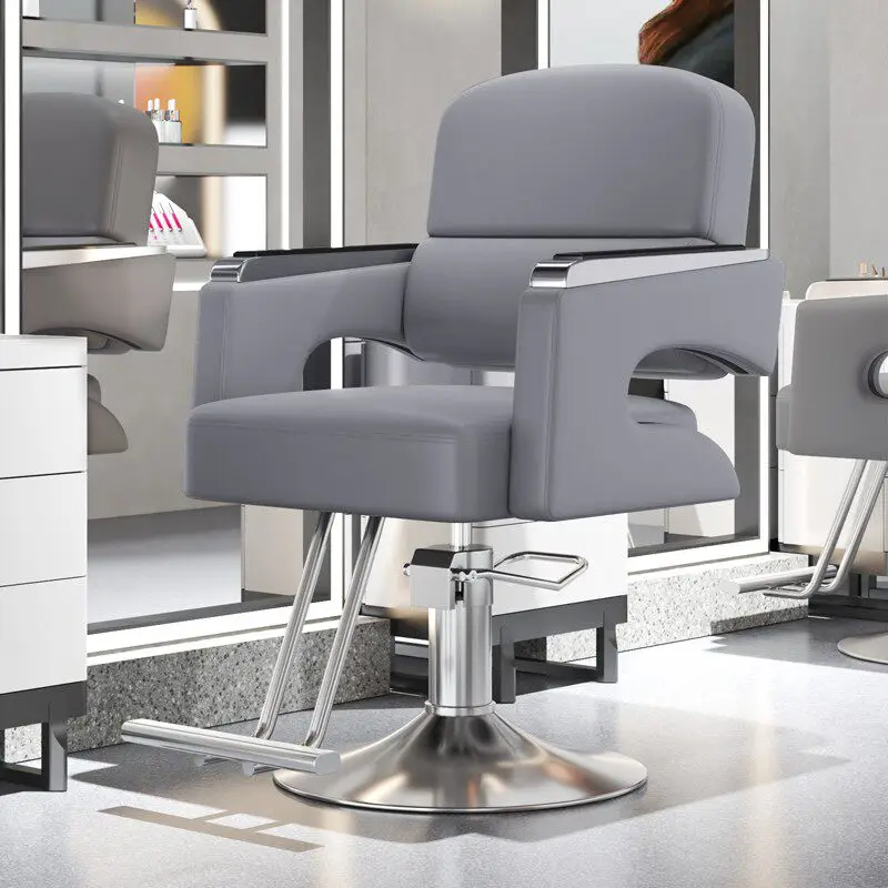 High-end Barber Chairs Online Celebrity Hair Salon Barber Chairs Services Commercial Furniture Fotelki Fryzjerskie ZY40LFY