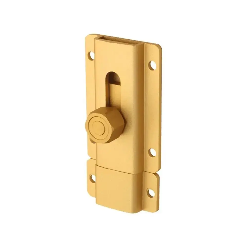 Durable Aluminum Alloy Door Lock Versatile Use Anti-lock Security Bolt Lock Anti-theft Smooth Edges Door Lock Buckle Cabinets