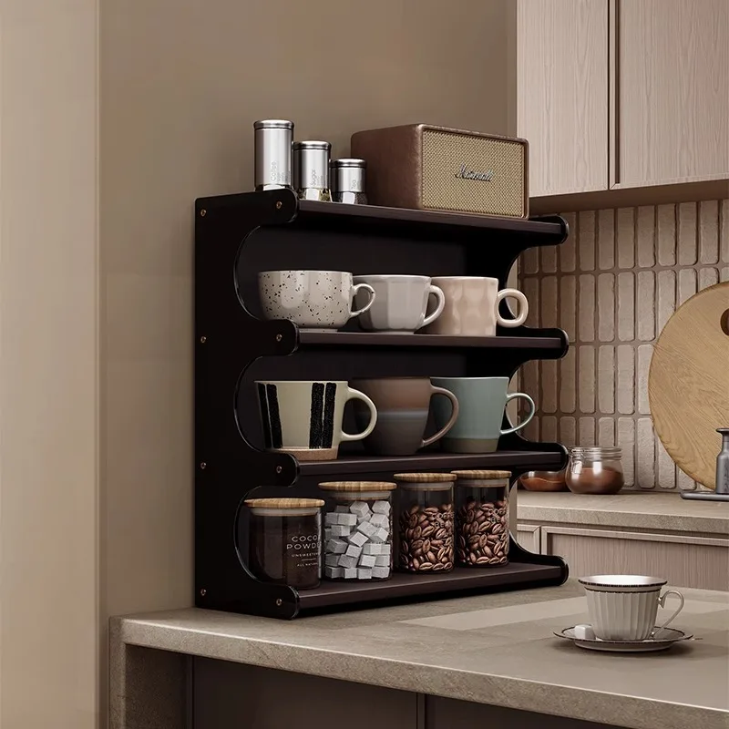 Kitchen Shelf Cart Multi-layer Food Prep Organizer Hot Pot Serving Trolley 50/70cm Storage Rack Space-saving Kitchen Organizer