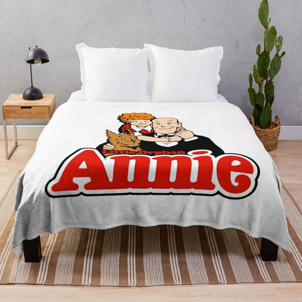 Little Orphan Annie Throw Blanket Travel Blanket Luxury Thicken Blanket