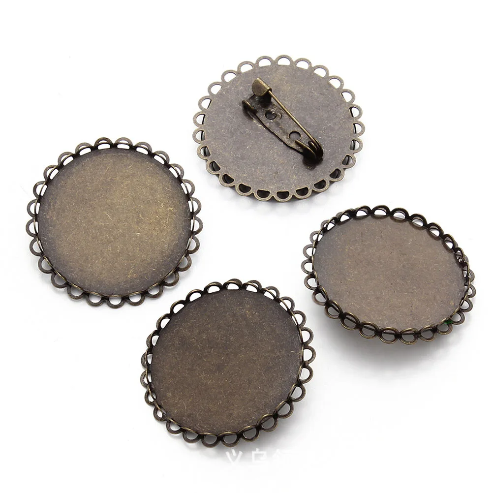 

5pcs Stainless Steel Brooch Base Pins Strong Durable Rustproof Simple Design Diy Lapel Pin Holder For Women Girls Accessories