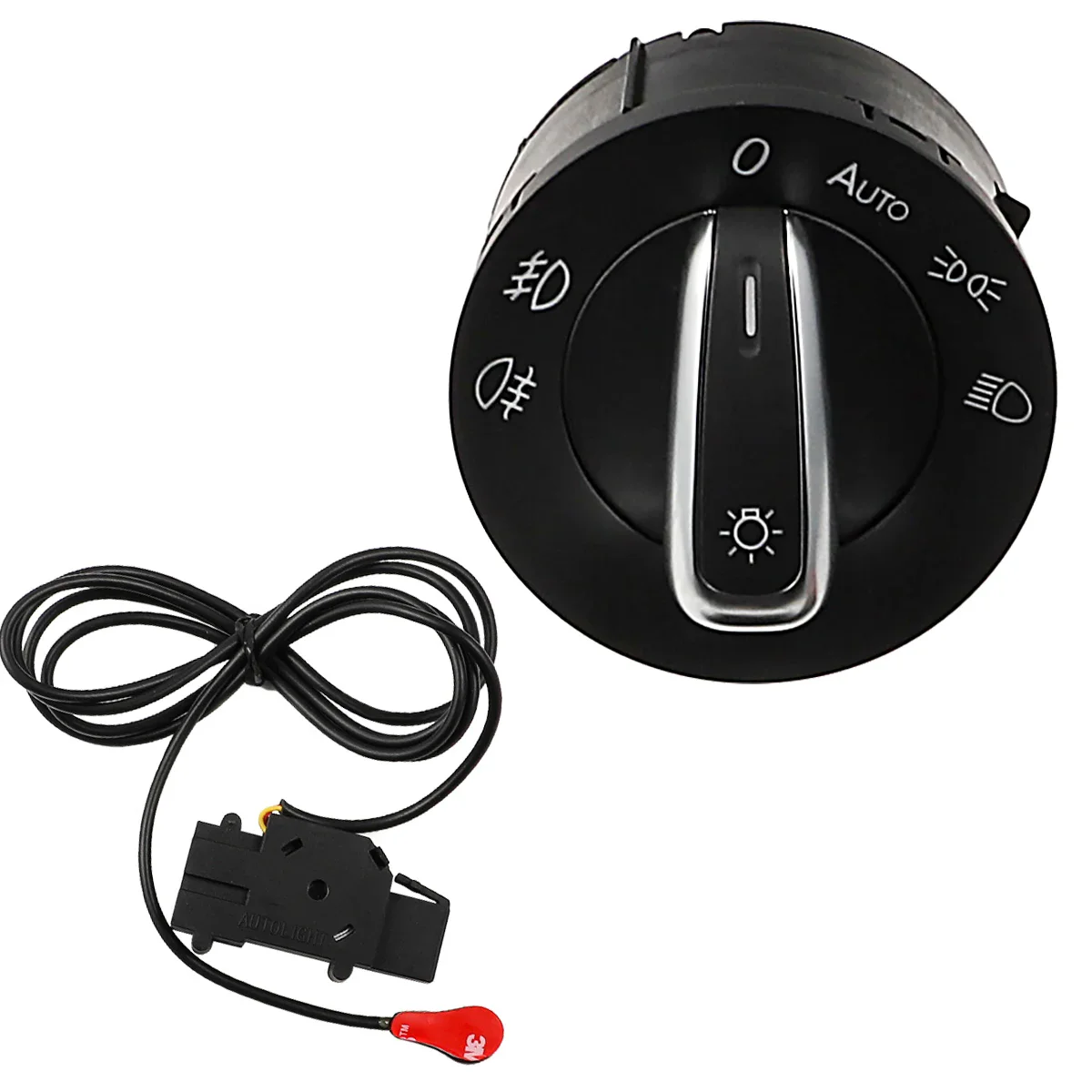 

5ND941431B chrome-plated headlamp control switch and automatic sensor module for VW Golf Jetta MK5 MK6 GTI Passat B6 B7 B7 CC