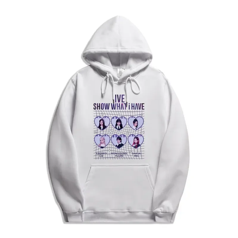 2024 new IVE World Tour Hoodies Show What I Have Merch Winter Unisex Fashion Funny Casual Streetwear clothing y2k hoodie