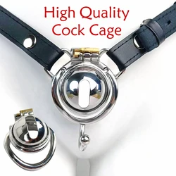 55mm Male Chastity Cages Device With Urination Hole Sissy Cock Cages Penis Rings Adults Sex Products BDSM Toys For Men Gay 18+