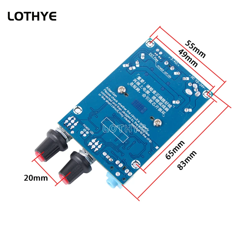 100W Subwoofer Versterker Board TPA3116 High Power 12-24V Audio Digitale Versterker Module TPA3116D2