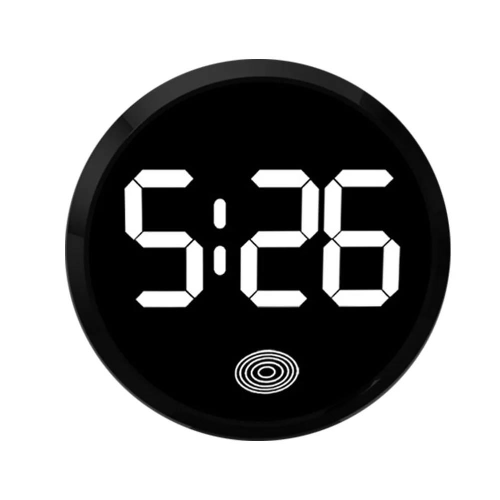 Mini Car Clock Automobiles Internal Digital Clock Black Mechanics Clocks Auto Ornament Direct Installation Fit For Most Cars