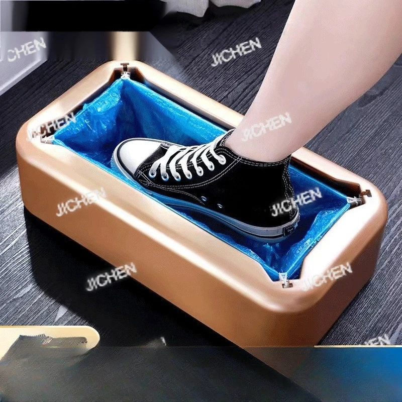 

Машина для изготовления бахил Автоматическая бытовая дверь Крытый чехол для ног Гость наступает на ногу