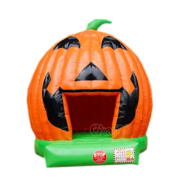 Outdoor Inflatable Halloween Pumpkin Design Commercial Bounce House Bouncer Castle Tent for Kids