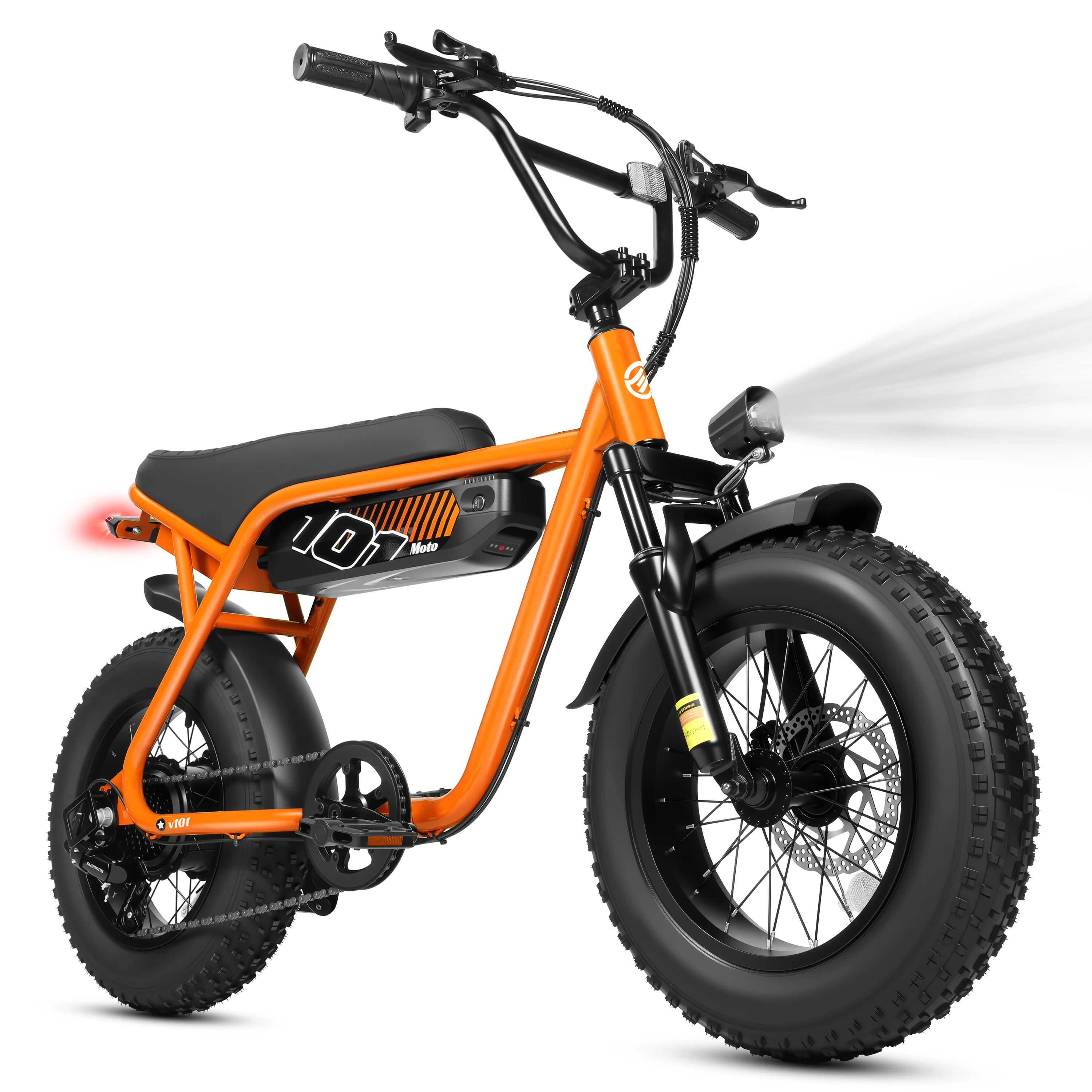 ESKUTE V101 Electric Dirt Bike,16'x4.0 Fat Tire Ebike,Electric Dirt Bike, 28mph, E Bike UL2849, 1 Year Warranty image 7