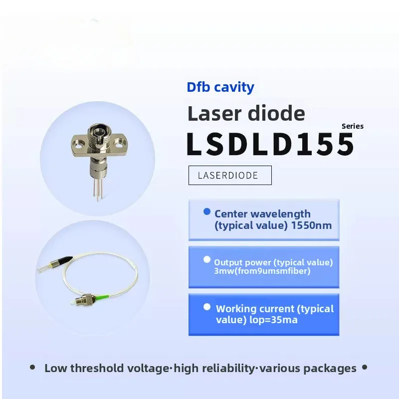 

LSDLD155 1550nm 3mW Fiber Pigtailed DFB Laser Diode – Coaxial Package for Optical Communication & Sensing
