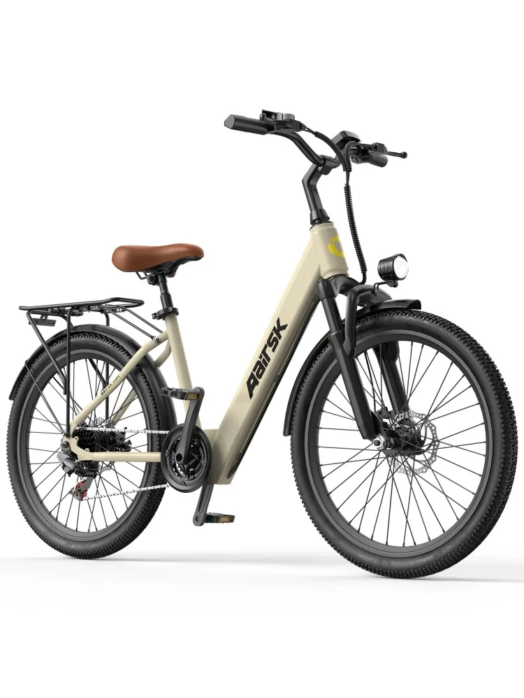 AliExpress NONE Electric Bike Aairsk  SU7 750W Peak Power Motor 36V13AH Lithium Battery Electric Bicycle 24-inch Tire Adult City Commuter E-bike