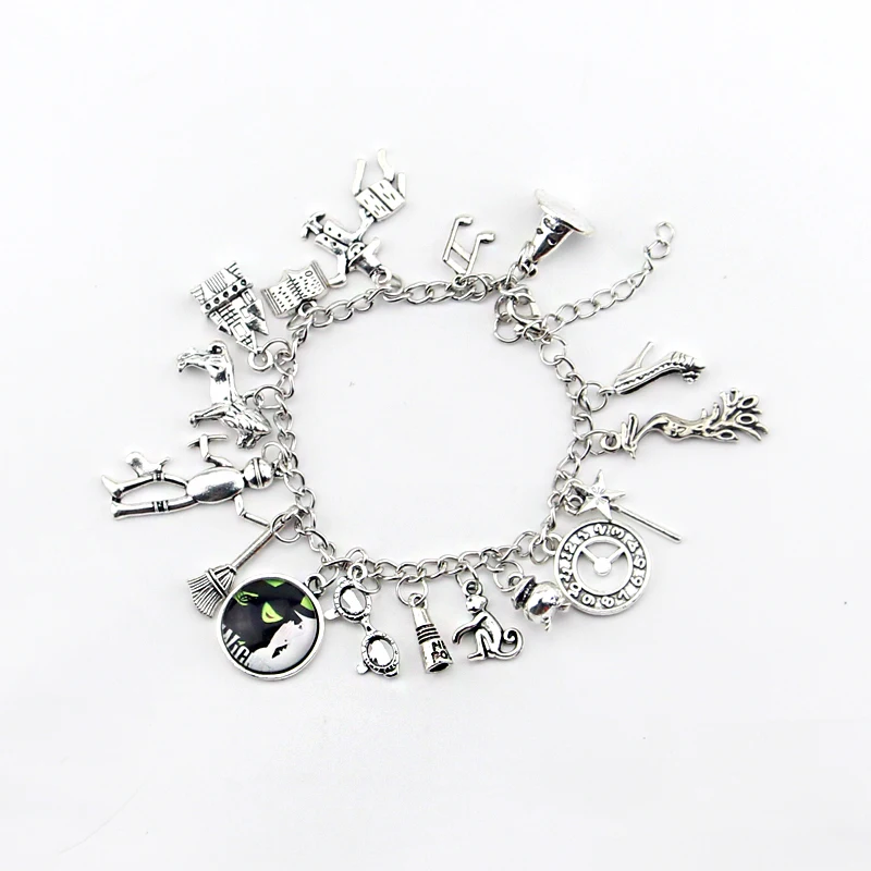 Wicked Charm Bracelet Wicked The Musical Bangle Jewelry Crystal Beads Bracelets