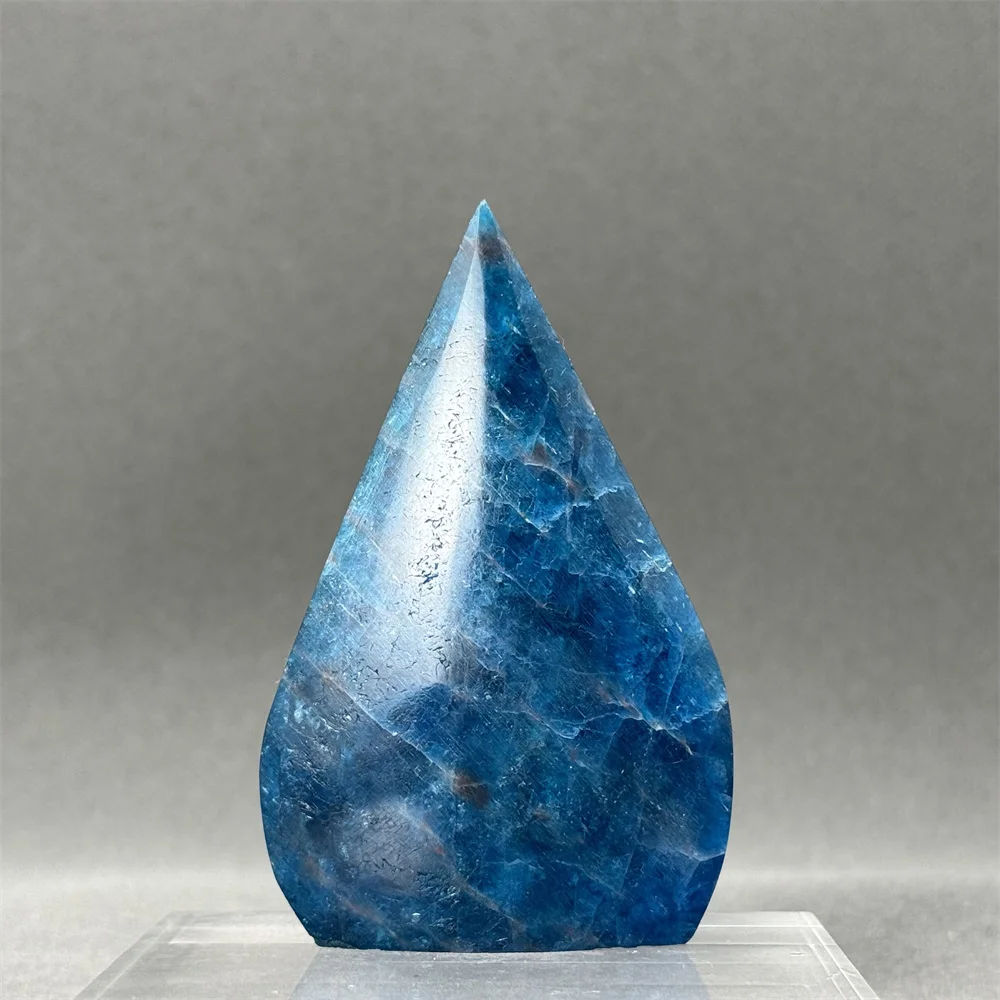 Natural Gemstone Blue Phosphorus Free Form Torch Spiritual Energy Healing Meditation Energy Home Office Ornaments Gift