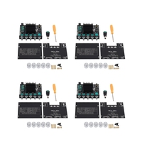 4X ZK-MT21 2.1 Channel Bluetooth 5.0 Subwoofer Amplifier Board 50WX2+100W Power Audio Stereo Amplifier Board Bass AMP