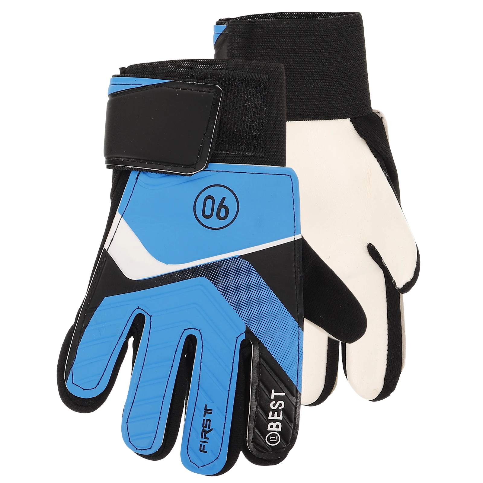 

2 Pcs Children's Non-slip Gloves for Football Goalkeeper Kid Training Kids Pu Material Anti-slide