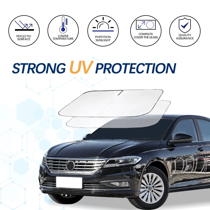 

Car Windshield Sun Shade For Volkswagen Lavida Sunshade Summer Visor Protector Foldable Blocks UV Rays Protection Accessorie