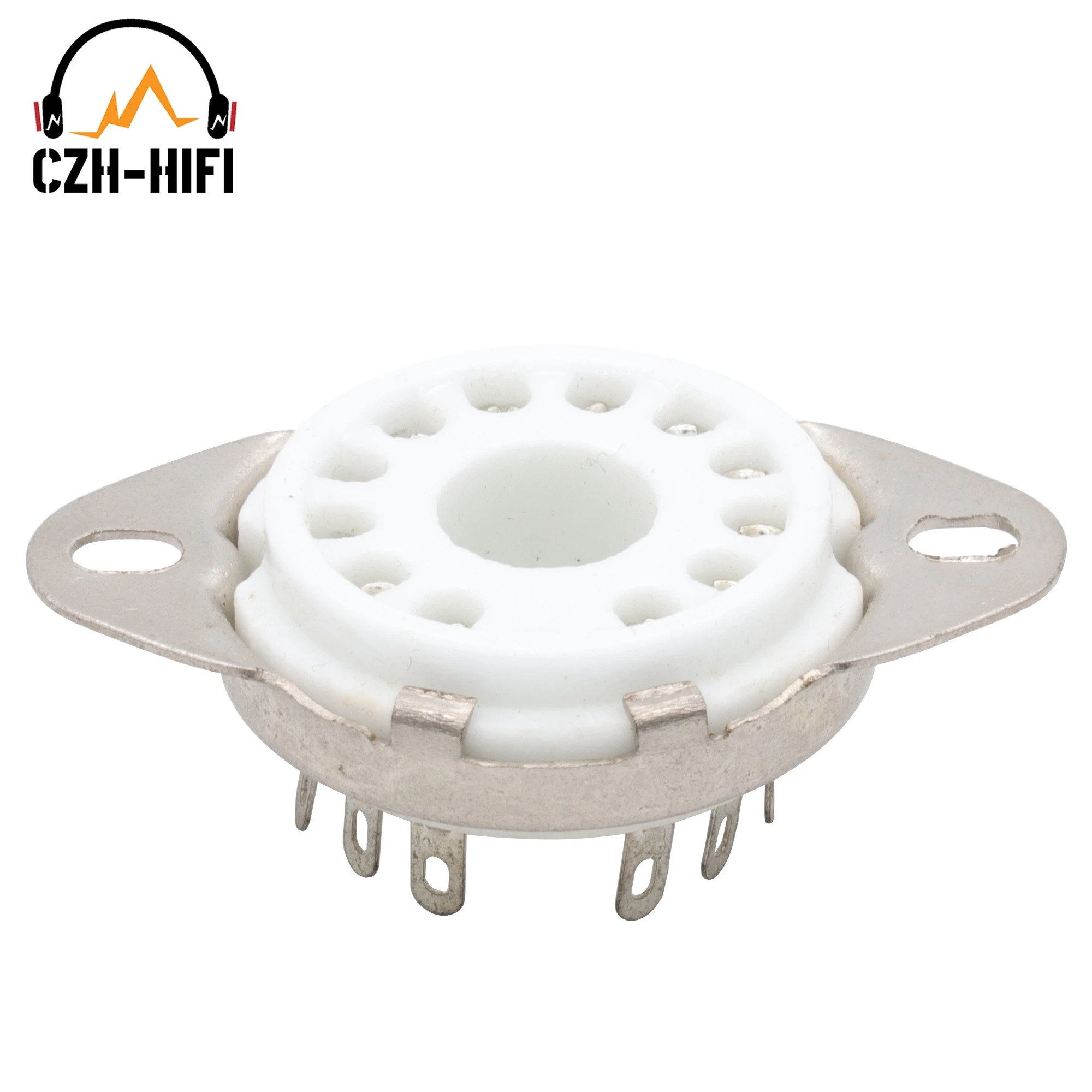 1pc 12pin B12C Keramik Rohr Buchse Ventil Basis Power Lampe Jack für 50CA10,6CA10,6HF5,6C10 6JB5 6GE5 8GU7 8AC9 9MN8 6EA4 Audio – Detail 3