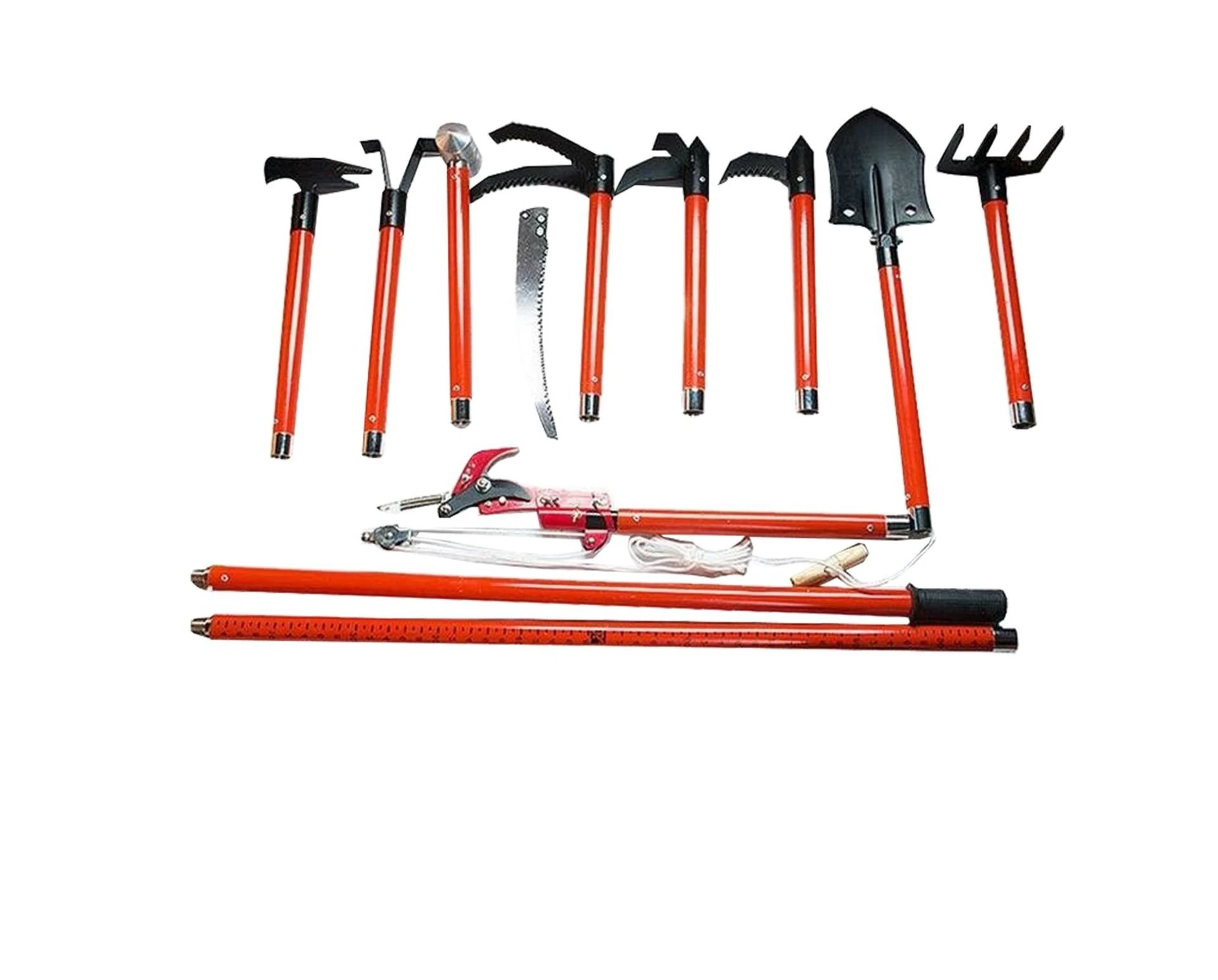 Combinazione di strumenti di soccorso di emergenza per terremoto di salvataggio manuale con gancio antigraffio multifunzionale antincendio