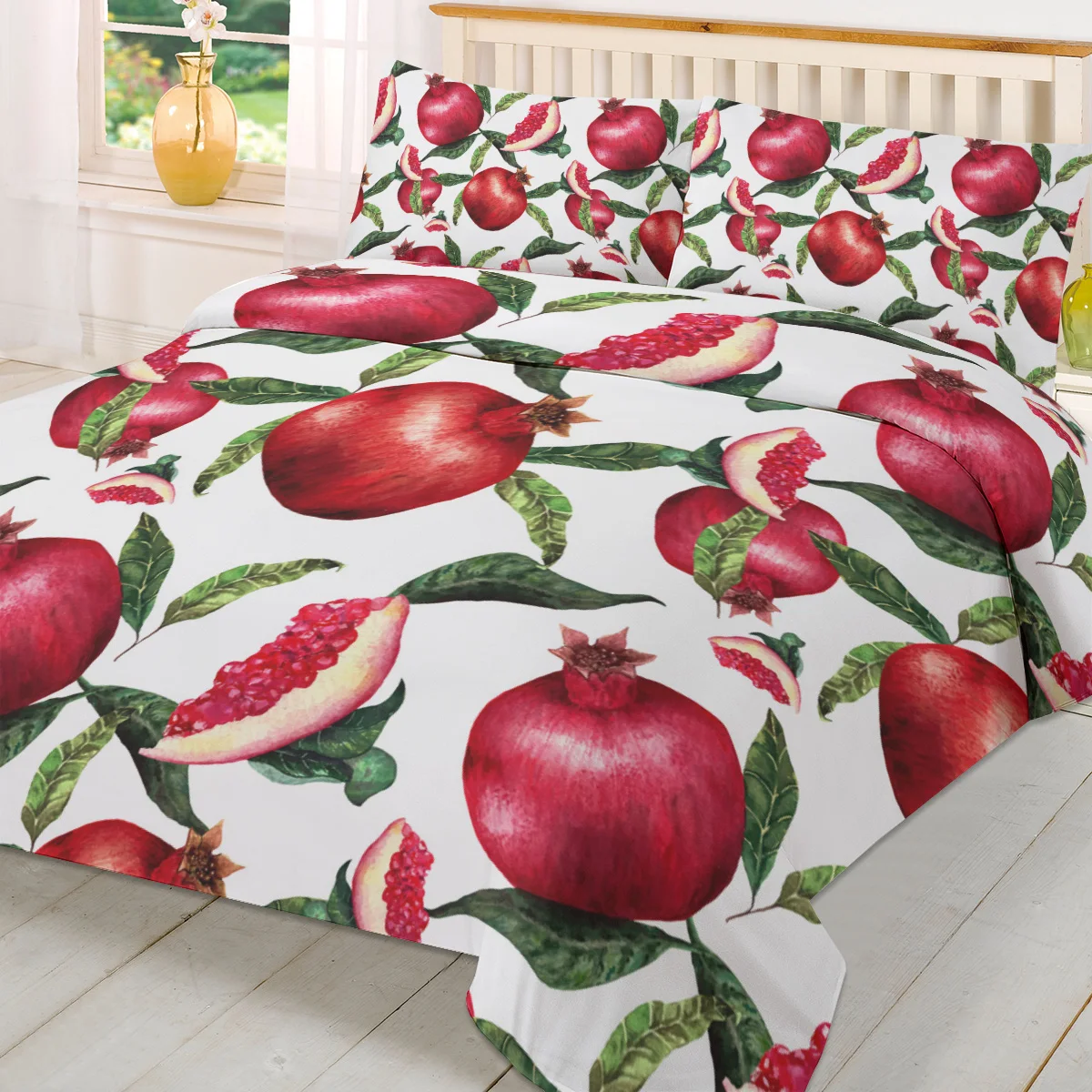 Summer Fruit Red Pomegranate G - Home Textiles Bedding recension och pris