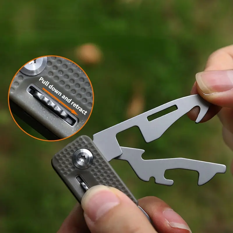 Youpin GHK Outdoor Multifunctional Mini Knife EDC Portable Pliers Screwdriver Scissors Bottle Opener Folding Swiss Knife Tools