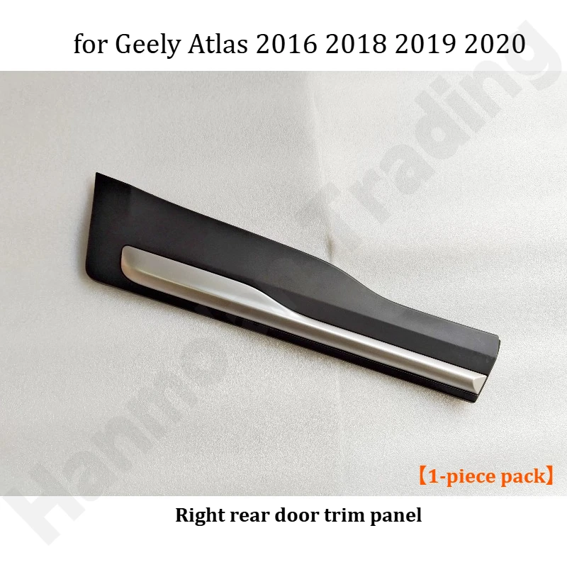 Panel anti gores pintu depan dan belakang/panel dekoratif eksterior/aksesoris dekoratif untuk Geely Atlas 2016 2018 2019 2020